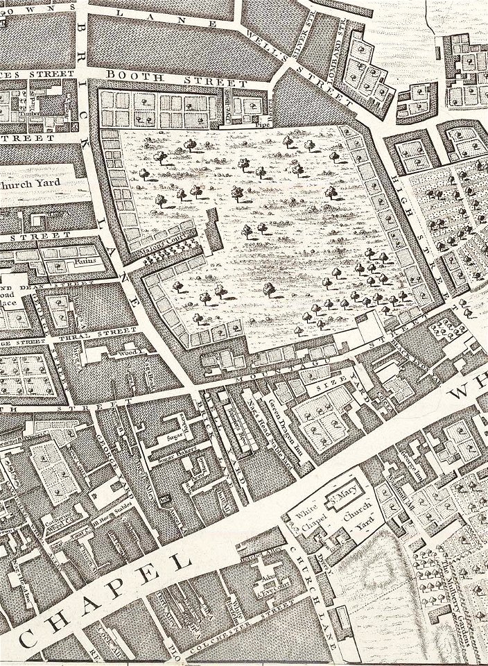 Rocque Map of London 1746 063