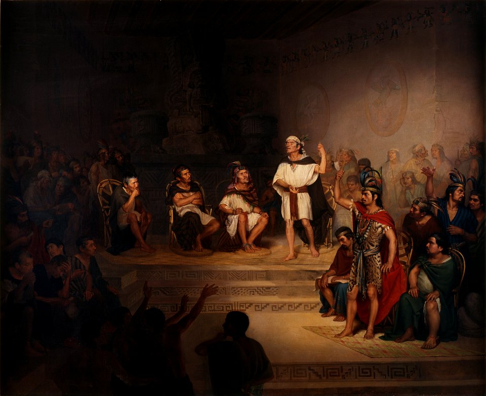 Rodrigo Gutiérrez - The Tlaxcalan Senate - Google Art Project