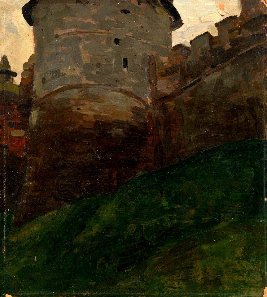 Николай К. Рерих - Кремлевская башня. Нижний Новгород (1903)
