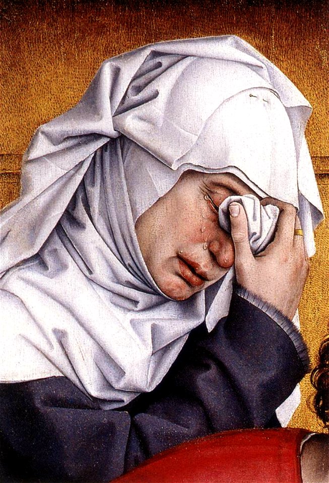Rogier van der Weyden - Deposition (detail) - WGA25578