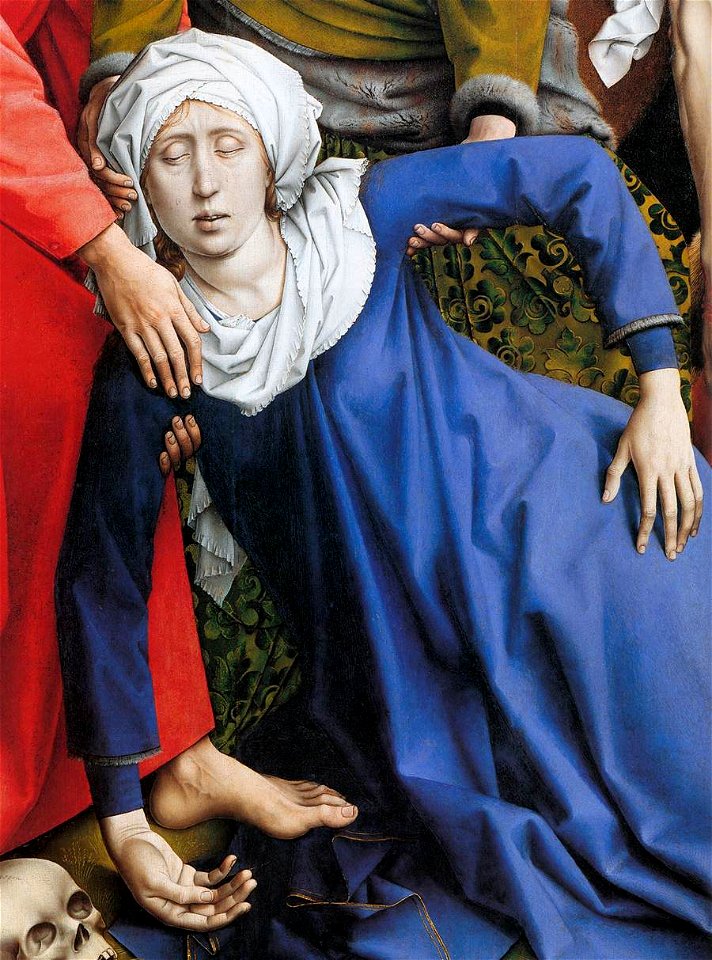 Rogier van der Weyden - Deposition (detail) - WGA25575