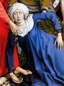 Rogier van der Weyden - Deposition (detail) - WGA25575. Free illustration for personal and commercial use.