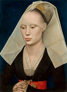 Rogier van der Weyden - Portrait of a Lady - Google Art Project. Free illustration for personal and commercial use.