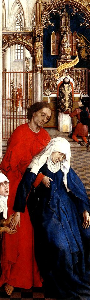 Rogier van der Weyden - Seven Sacraments Altarpiece (detail) - WGA25607