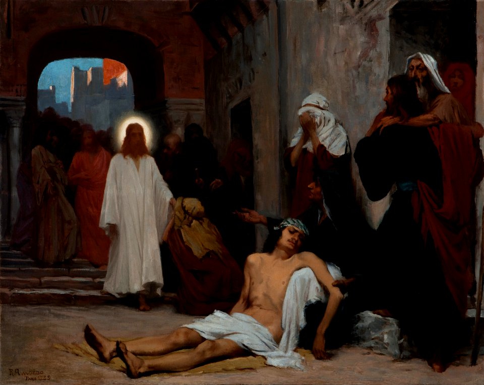 Rodolpho Amoêdo - Study for Jesus in Capernaum - Google Art Project