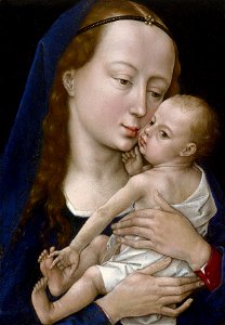 Rogier van der Weyden - Virgin and Child - Google Art ProjectFXD. Free illustration for personal and commercial use.