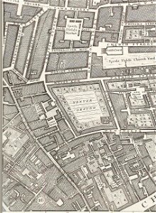 Rocque Map of London 1746 062