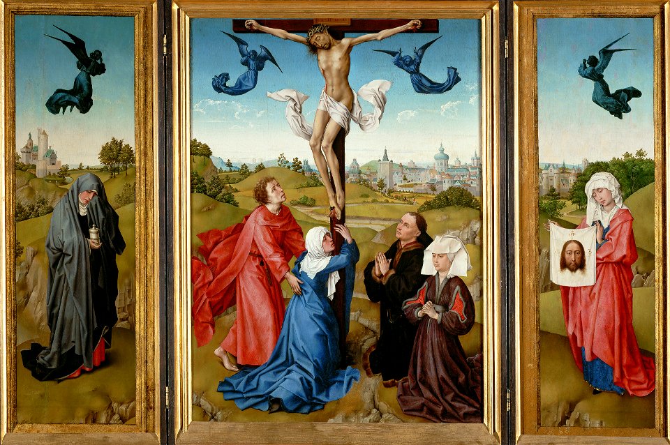 Rogier van der Weyden, , Kunsthistorisches Museum Wien, Gemäldegalerie - Kreuzigungsaltar - GG 901 - Kunsthistorisches Museum
