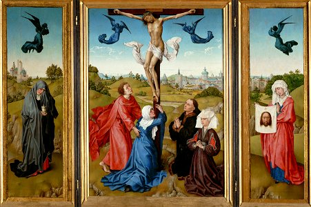 Rogier van der Weyden, , Kunsthistorisches Museum Wien, Gemäldegalerie - Kreuzigungsaltar - GG 901 - Kunsthistorisches Museum