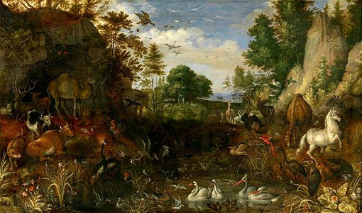 Roelant Savery - The Garden of Eden - WGA20883