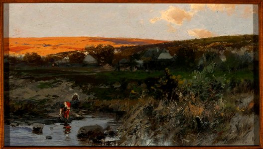 Roman Kazimierz Kochanowski - Landscape at sunset - MP 2178 MNW - National Museum in Warsaw