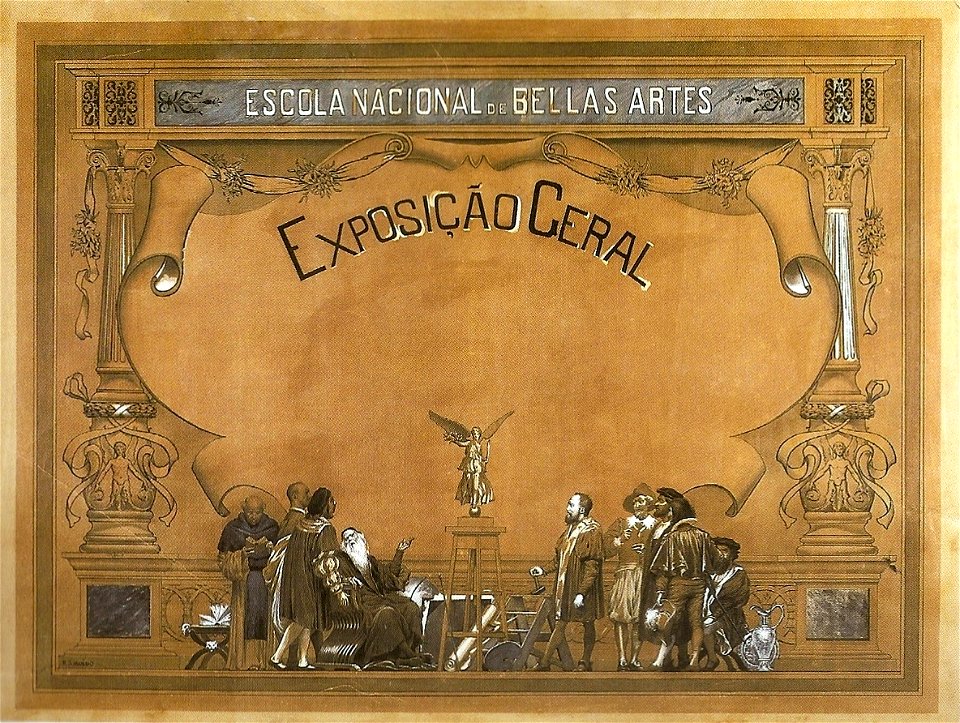 Rodolfo Amoedo - Estudo para Diploma da Exposição Geral da Escola Nacional de Belas Artes