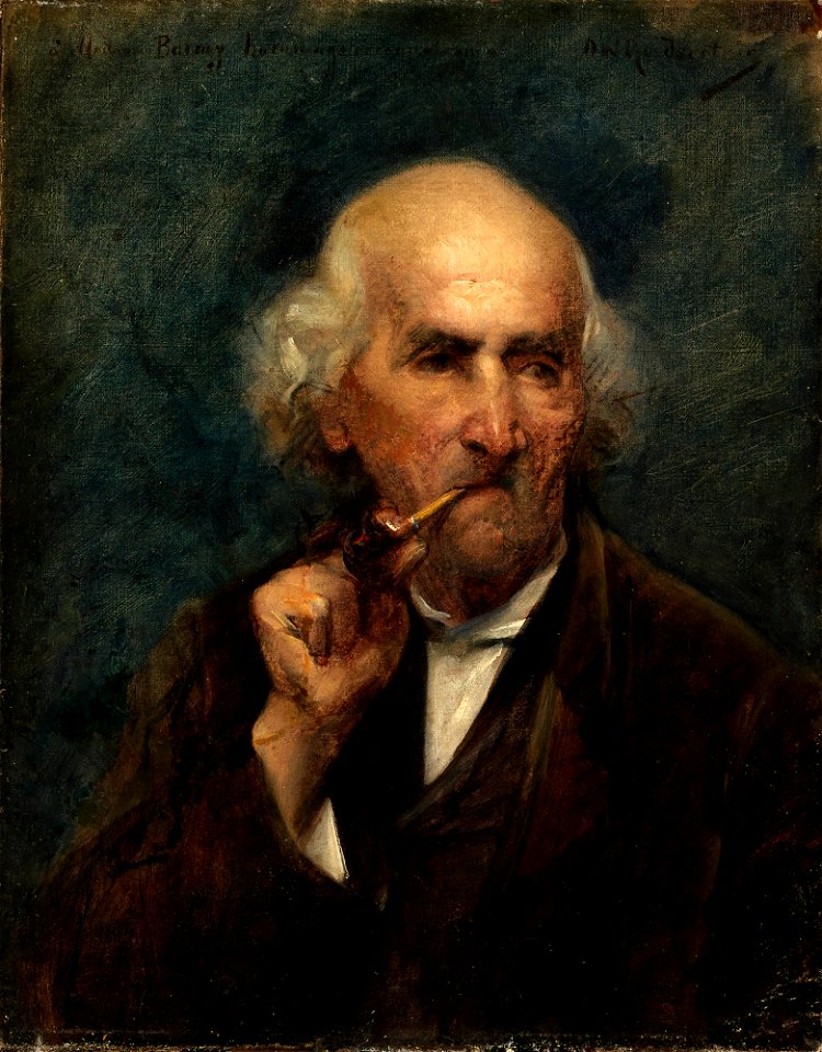 Old Man with Pipe-1952.13.97 1