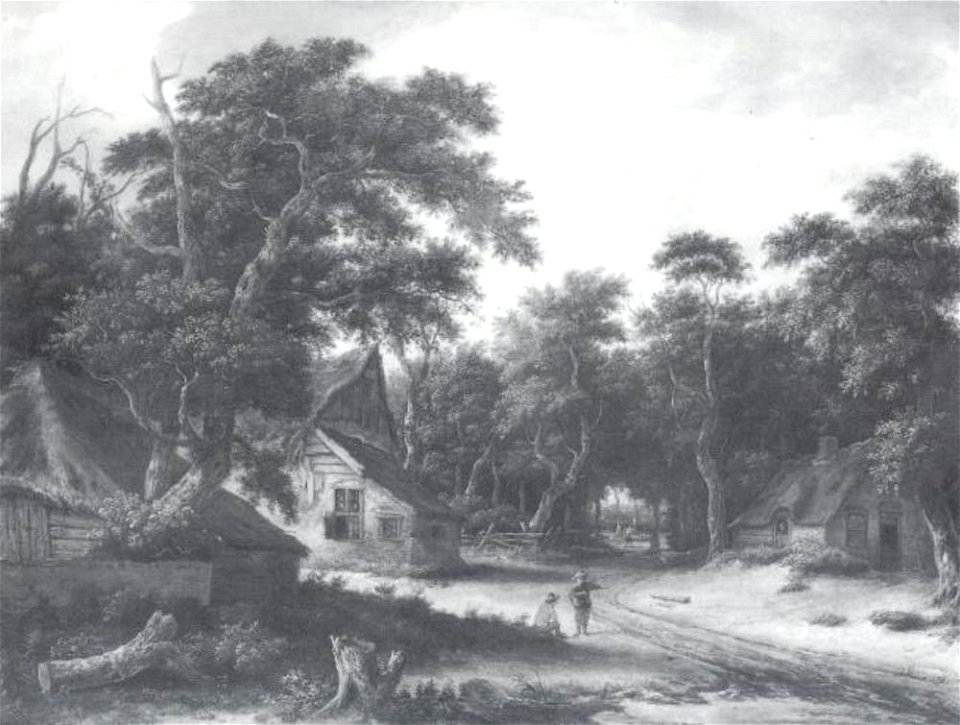 Roelof Jansz. van Vries - Boerenhutten in een bos - 600 - Städel Museum