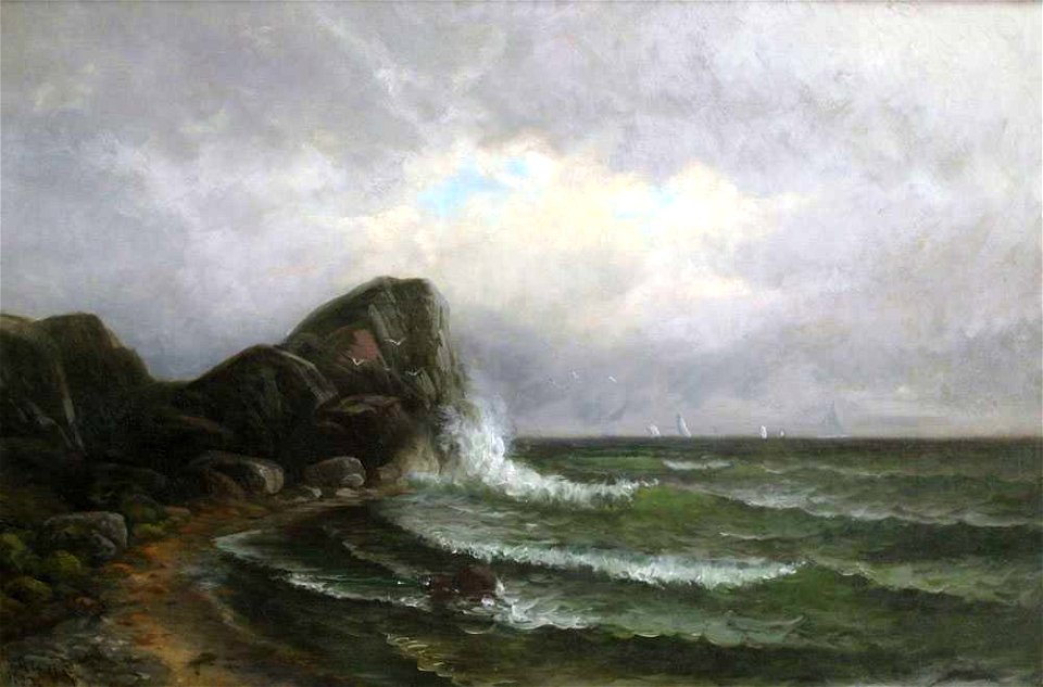 Rocky Coast, by George Howell Gay 9474