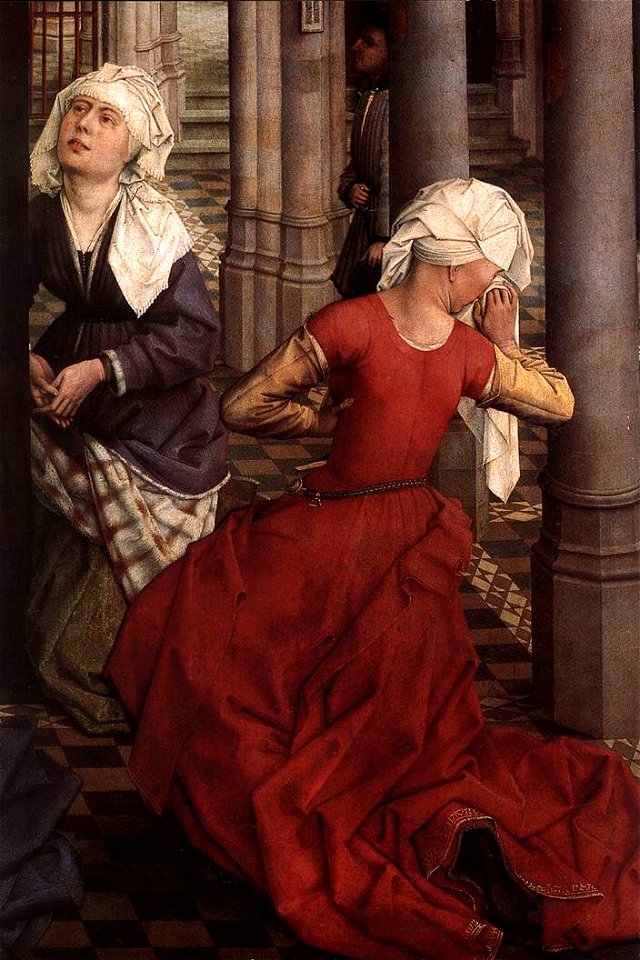 Rogier van der Weyden - Seven Sacraments Altarpiece (detail) - WGA25609