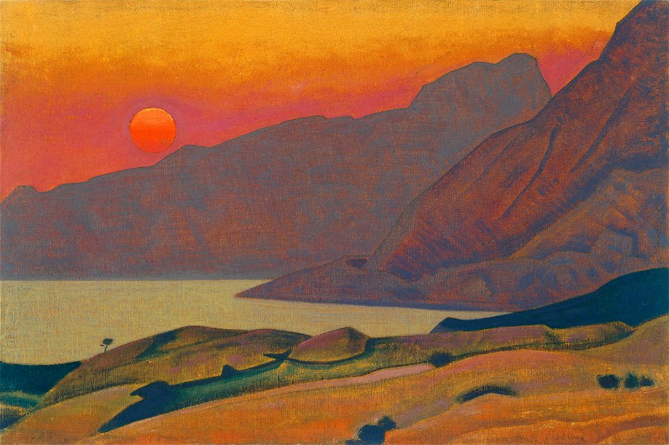 Николай К. Рерих - Монхеган. Мэн (1922)