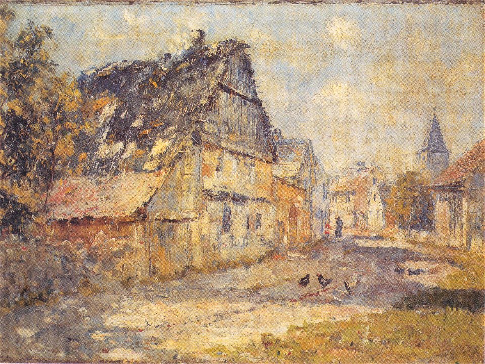 Rohlfs - Gasse in Ehringsdorf bei Weimar, 1893