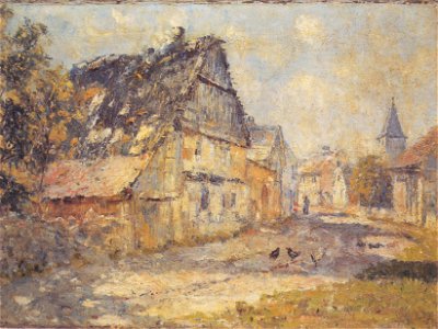 Rohlfs - Gasse in Ehringsdorf bei Weimar, 1893