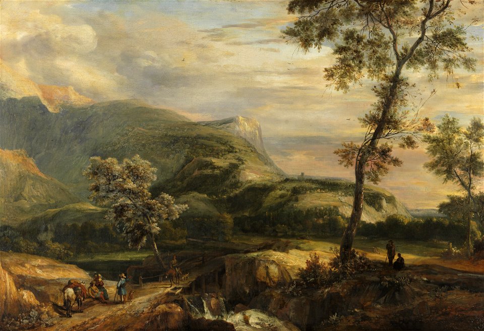 Roelant Roghman - Berglandschap - 0067 - Rijksmuseum Twenthe