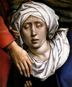 Rogier van der Weyden - Deposition (detail) - WGA25577
