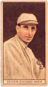 Rollie Zeider, Chicago White Sox, baseball card portrait LCCN2008678044
