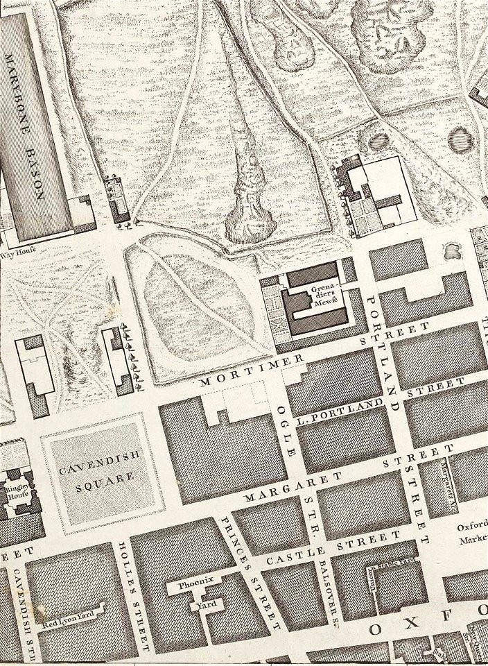 Rocque Map of London 1746 052