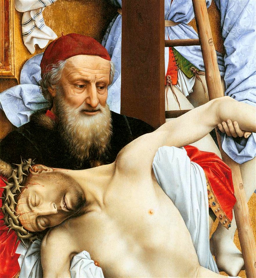 Rogier van der Weyden - Deposition (detail) - WGA25579