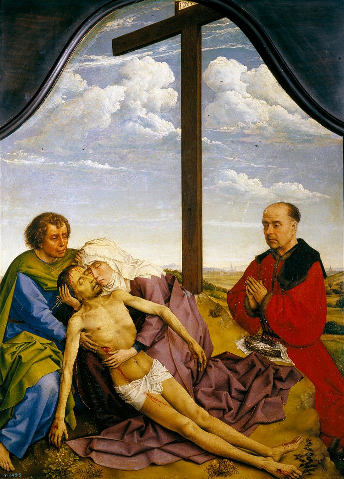 Rogier van der Weyden (after) - Pietà - Prado PO2540