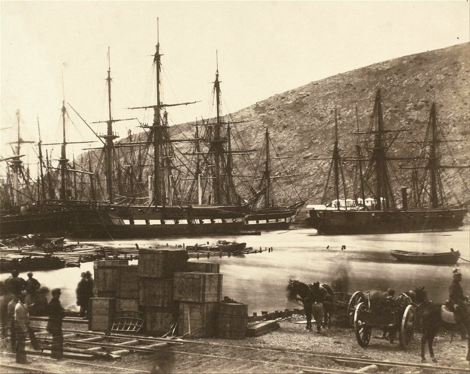 Roger Fenton - Head of the Harbor, Balaklava, Russia - Google Art Project