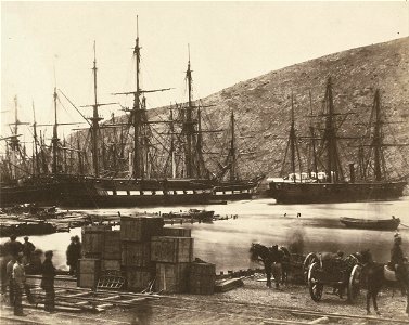Roger Fenton - Head of the Harbor, Balaklava, Russia - Google Art Project