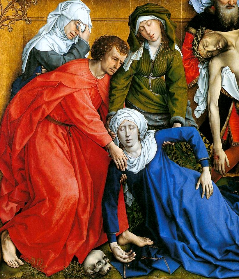 Rogier van der Weyden - Deposition (detail) - WGA25576