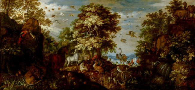 Roelant Savery - Orpheus Charming the Animals with his Music - 157 - Mauritshuis