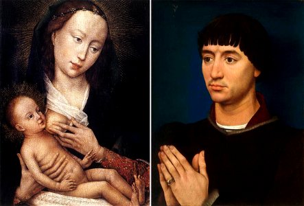 Rogier van der Weyden Diptic Jean Gros (cropped)