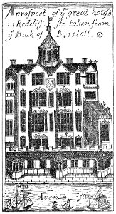 Roger's House from Millerd's Map of Bristol