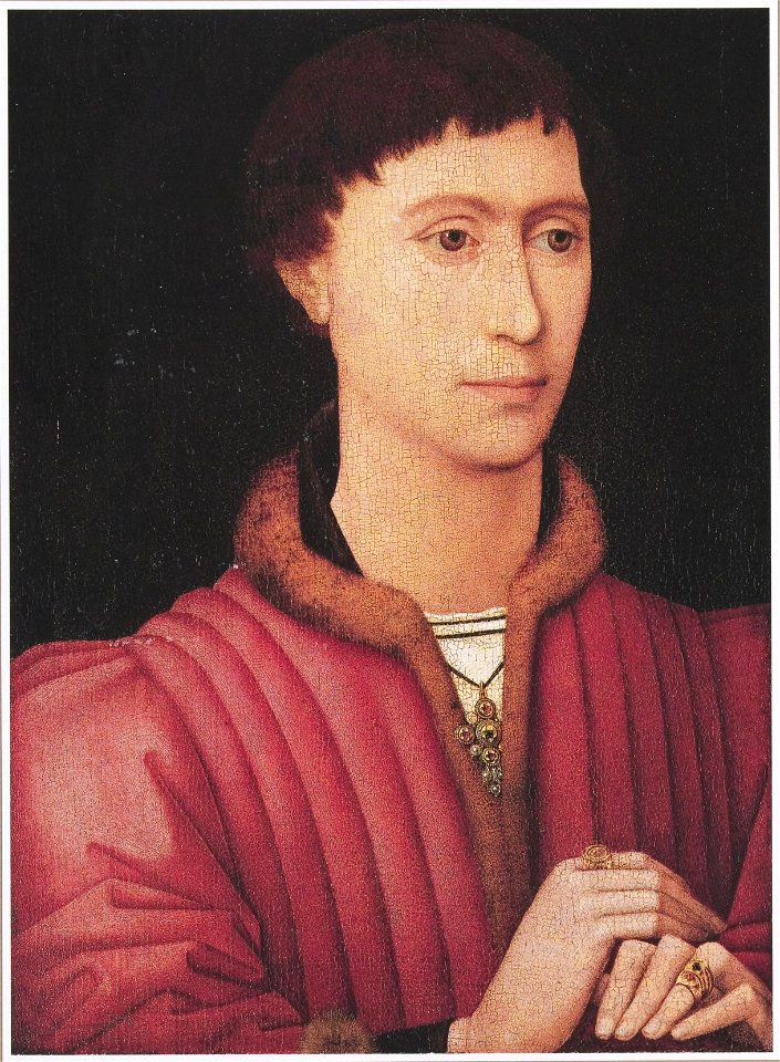 Rogier van der Weyden - Portret van een Man in Bontjas