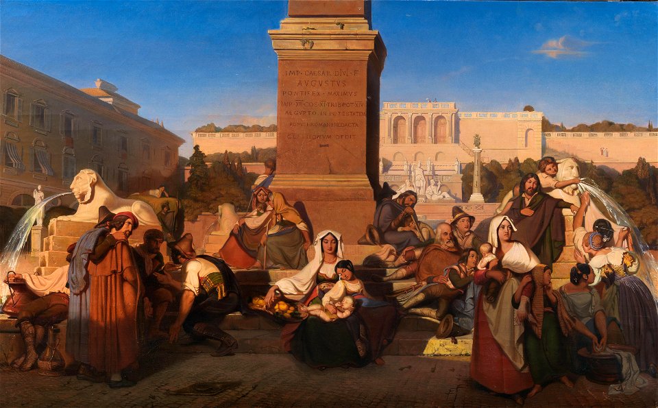 Roma Piazza del Popolo 19c