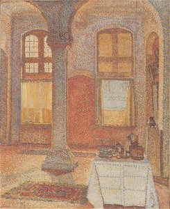 Rohlfs - Interieur des Museum Folkwang Hagen, ca1903