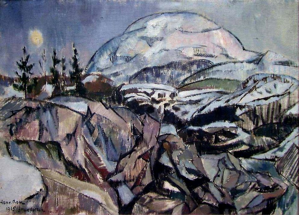 Henrik Rom - Winter in the Mountains - NG.M.01211 - National Museum of Art, Architecture and Design