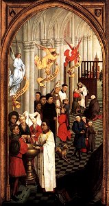 Rogier van der Weyden - Seven Sacraments (left wing) - WGA25604