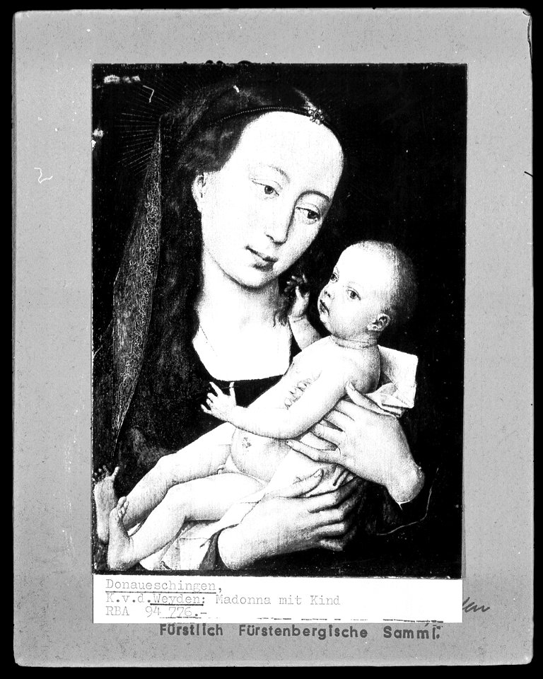 Rogier van der Weyden - Madonna mit Kind, Donaueschingen, Fürstenbergische Sammlungen