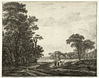 Roelant Roghman (Dutch, 1627-1692) - Six view in the wood of the Hague - 1943.610.3 - Cleveland Museum of Art