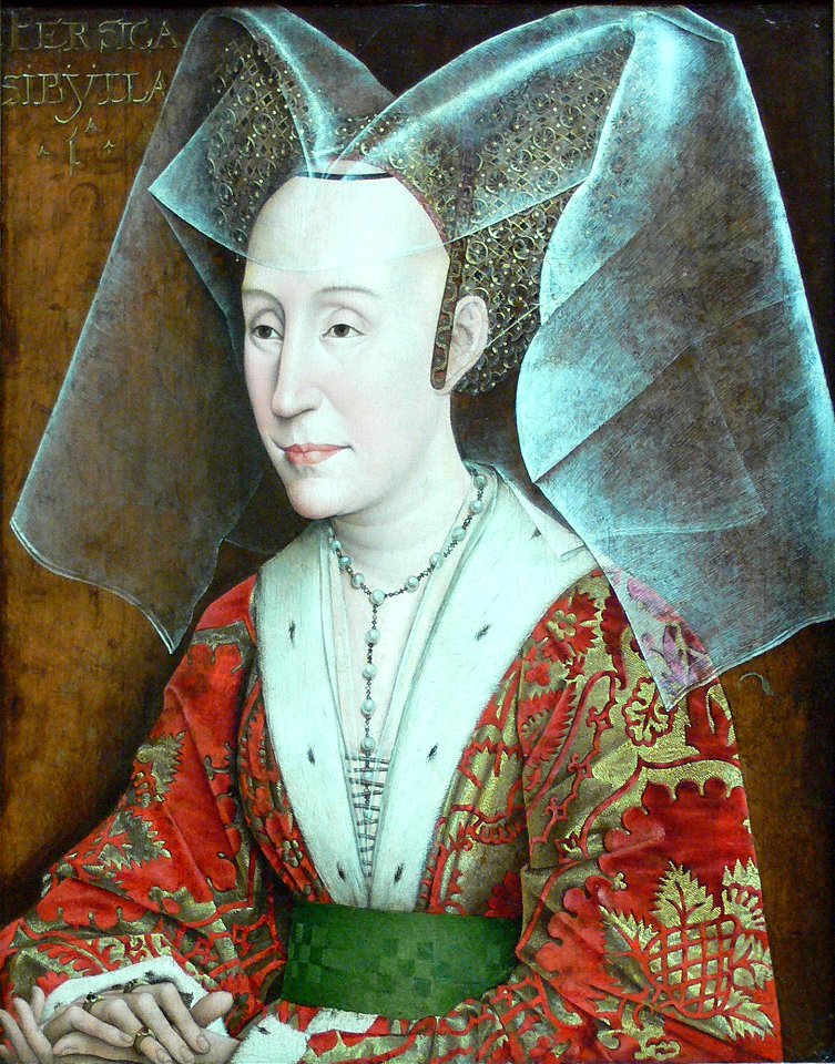 Rogier van der Weyden workshop - Portrait of Isabella of Portugal - without frame