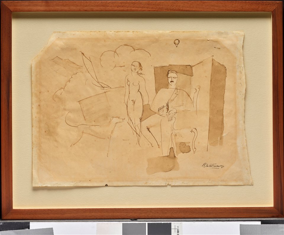 Roger de la Fresnaye - Couple with a Greyhound - 2019.65 - Dallas Museum of Art