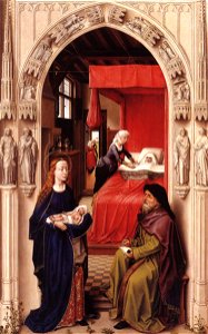 Rogier van der Weyden - St John Altarpiece (left panel) - WGA25666