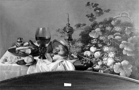 Roelof (I) Koets - Stilleven afkomstig uit Nieuwe Achtergracht 42 - SA 3486 - Amsterdam Museum