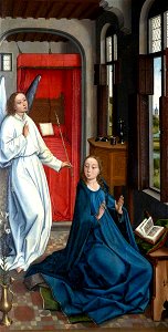 Rogier van der Weyden (c.1399-1464) (style of) - The Annunciation - 541103 - National Trust