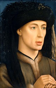 Rogier van der Weyden (follower of) - Portrait of a Man - Google Art Project. Free illustration for personal and commercial use.