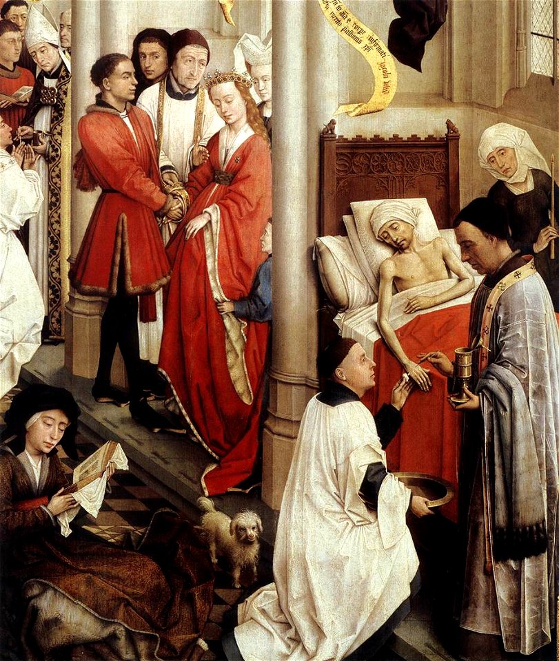 Rogier van der Weyden - Seven Sacraments Altarpiece (detail) - WGA25611