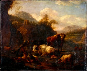 Roos, Johann Heinrich - Landscape - Google Art Project